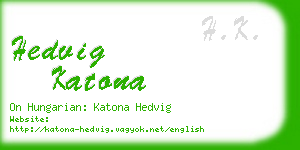 hedvig katona business card